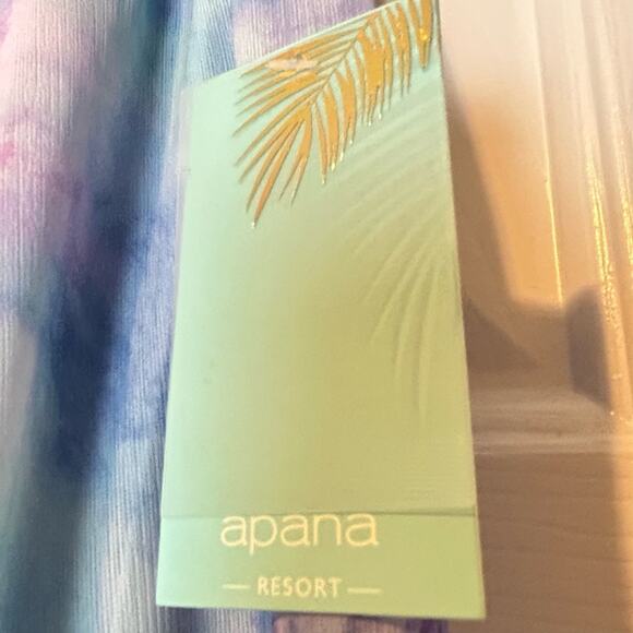 apana Resort Palazzo Pants Womens Size S Blue Purple Pink Ethereal Tie Dye NWT - Picture 12 of 12